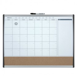 Organizer magnetico con calendario mensile - 58,5x43 cm - Nobo