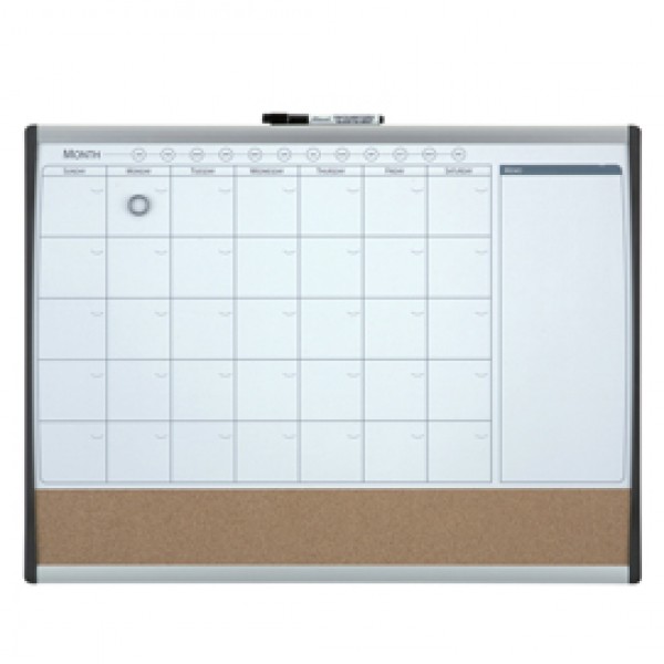 Organizer magnetico con calendario mensile - 58,5x43 cm - Nobo Organizer magnetico con calendario mensile - 58,5x43 cm - Nobo