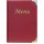 Portamenù Basic - A5 - 23,7 x 17 cm - PVC - bordeaux - 4+2 buste fisse incluse - Securit