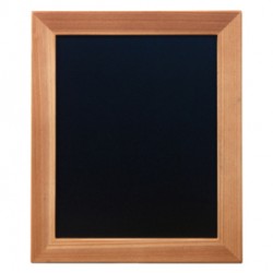 Lavagna Woody - teak - 20x24 cm - Securit