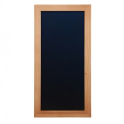 Lavagna Woody - teak - 20x40 cm - Securit