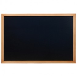 Lavagna Woody - teak - 60x80 cm - Securit