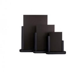 Lavagna da tavolo Elegant - A4 - 27,5x32x7 cm - nero - Securit