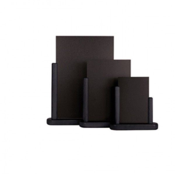 Lavagna da tavolo Elegant - A5 - 20x23x6 cm - nero - Securit Lavagna da tavolo Elegant - A5 - 20x23x6 cm - nero - Securit