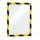 Cornice Duraframe Security - adesiva - pannello magnetico - A4  (21 x 29,7 cm) - giallo/nero - Durable
