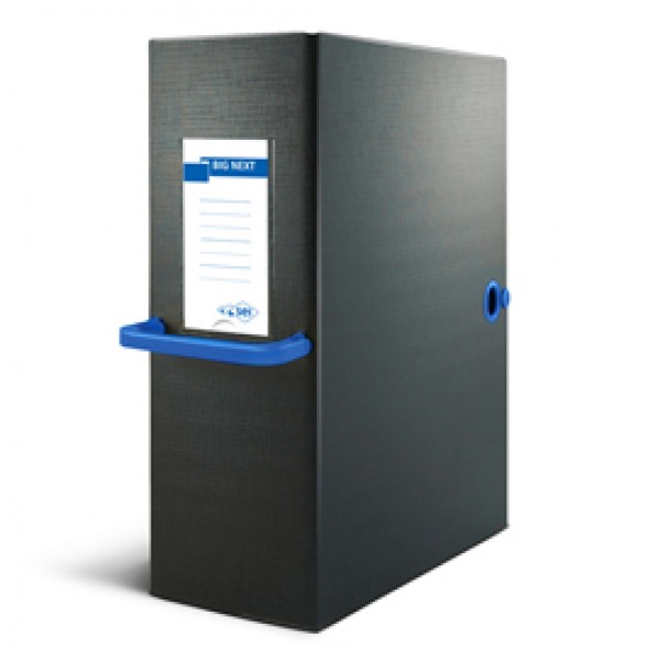Scatola archivio Big Next - dorso 12 cm - 25x35 cm - nero/blu - Sei Rota Scatola archivio Big Next - dorso 12 cm - 25x35 cm - nero/blu - Sei Rota