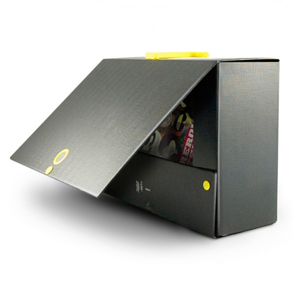 Scatola archivio Big Next - dorso 20 cm - 25x35 cm - nero/giallo - Sei Rota Scatola archivio Big Next - dorso 20 cm - 25x35 cm - nero/giallo - Sei Rota