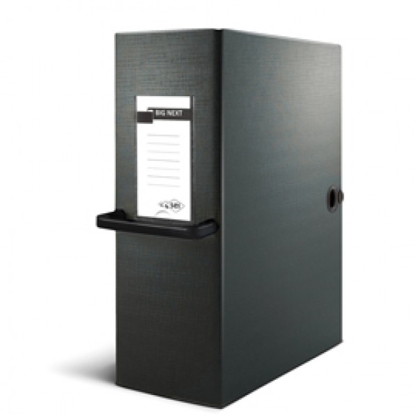 Scatola archivio Big Next - dorso 20 cm - 25x35 cm - nero/nero - Sei Rota Scatola archivio Big Next - dorso 20 cm - 25x35 cm - nero/nero - Sei Rota