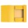 Cartellina con elastico - cartoncino lustrè - 3 lembi - 400 gr - 24x32 cm - giallo - Exacompta