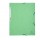 Cartellina con elastico - cartoncino lustrè - 3 lembi - 400 gr - 24x32 cm - verde tiglio - Exacompta