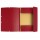 Cartellina con elastico - cartoncino lustrè - 3 lembi - 400 gr - 24x32 cm - rosso ciliegia - Exacompta