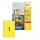 Etichetta in poliestere L6111 - adatta a stampanti laser - permanente - 210x297 mm - 1 etichette per foglio - giallo fluo - Avery - conf. 20 fogli A4