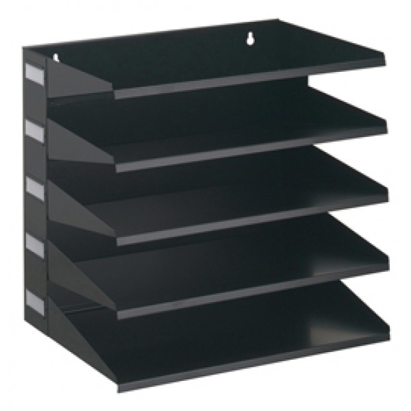 Portadocumenti Sorter Rack - 33x36x25 cm - 5 scomparti - nero - Durable