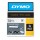 Nastro Rhino 18488 - 12 mm x 3,5 mt - nylon flessibile - nero/bianco - Dymo