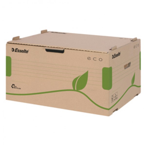 Scatola container EcoBox - 34x43,9x25,9 cm - apertura laterale - Esselte Scatola container EcoBox - 34x43,9x25,9 cm - apertura laterale - Esselte