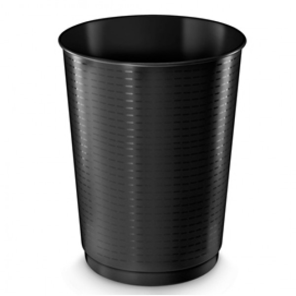 Cestino gettacarte alta capacità - 40lt - nero - diametro 380mm altezza 495mm - CEP Cestino gettacarte alta capacità - 40lt - nero - diametro 380mm altezza 495mm - CEP