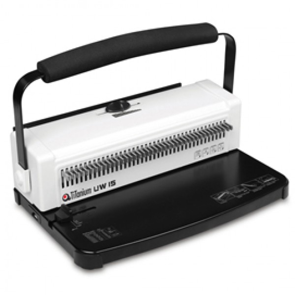 Rilegatrice UW15 - manuale - dorso metallico 34 anelli 3:1 - Titanium Rilegatrice UW15 - manuale - dorso metallico 34 anelli 3:1 - Titanium