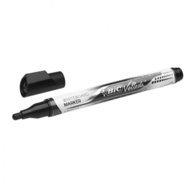 Marcatori Whiteboard Marker Velleda liquid Ink - punta tonda 2,2mm - nero - Bic Marcatori Whiteboard Marker Velleda liquid Ink - punta tonda 2,2mm - nero - Bic