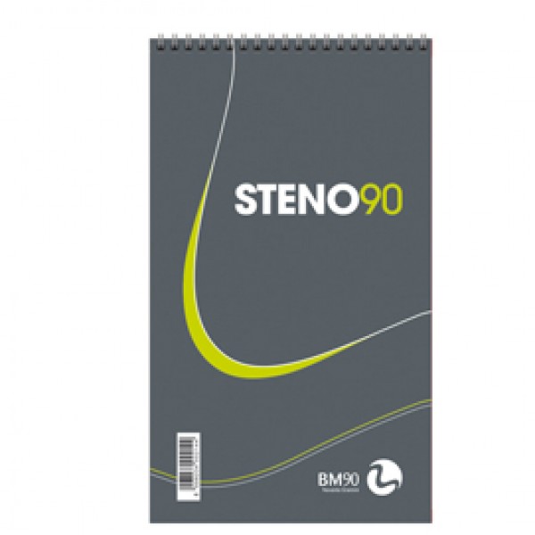 Blocco spiralato Steno 90 - 130 x 225mm - 90gr - 60 fogli - BM Blocco spiralato Steno 90 - 130 x 225mm - 90gr - 60 fogli - BM