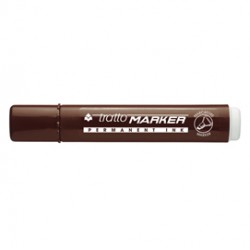 Marcatore permanente Marker - punta a scalpello - tratto 6,50mm - marrone - Tratto