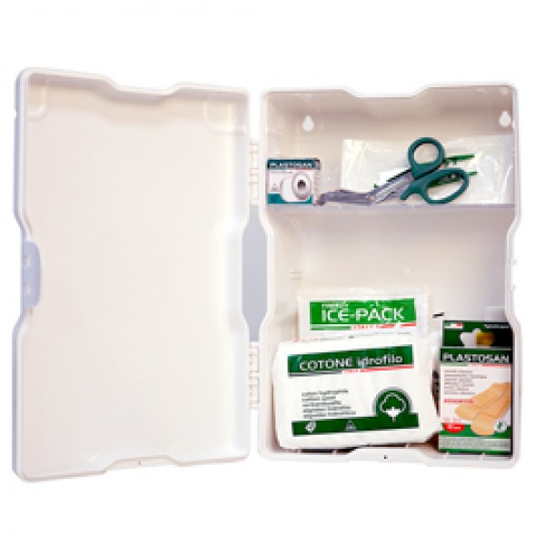 Armadietto di pronto soccorso 1/P - 37x22x14 cm - fino a 2 persone - bianco - PVS Armadietto di pronto soccorso 1/P - 37x22x14 cm - fino a 2 persone - bianco - PVS