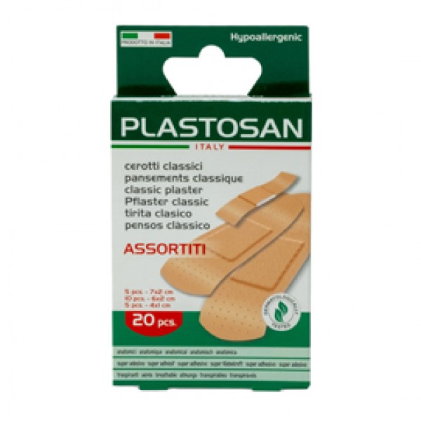 Cerotti classici - formati assortiti - PVS - conf. 20 pezzi Cerotti classici - formati assortiti - PVS - conf. 20 pezzi