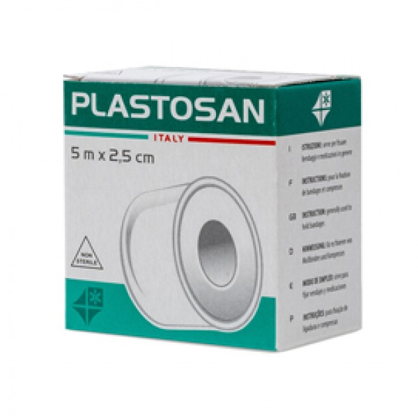 Cerotto - 2,5 cm - TNT - ipoallergenico - PVS - rotolo da 5 mt Cerotto - 2,5 cm - TNT - ipoallergenico - PVS - rotolo da 5 mt