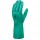 Guanti da lavoro industriale Nitrex VE801 - nitrile floccato cotone - taglia 09 - verde - Deltaplus