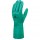 Guanti da lavoro industriale Nitrex VE801 - nitrile floccato cotone - taglia 10 - verde - Deltaplus