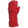 Guanti per saldatori CA515R - pelle crosta di bovino - taglia 10 - rosso - Deltaplus
