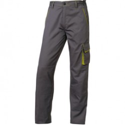 Pantalone da lavoro Panostyle M6PAN - sargia/poliestere/cotone - taglia XL - grigio/verde - Deltaplus