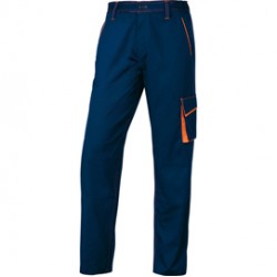 Pantalone da lavoro Panostyle M6PAN - sargia/poliestere/cotone - taglia XL - blu/arancio - Deltaplus