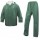 Completo impermeabile EN304 - giacca + pantalone - poliestere/PVC - taglia XL - verde - Deltaplus