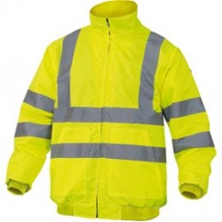 Giubbotto alta visibilità Reno HV - poliestere/poliuretano - taglia XL - giallo fluo - Deltaplus