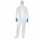 Tuta di protezione da rischio chimico DT115 - monouso - taglia L - bianco - Deltaplus