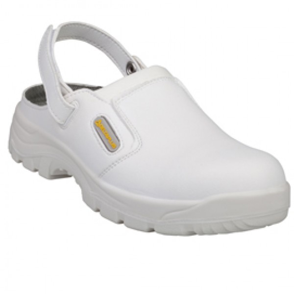 Calzatura sabot Maubec 3 SB E A SRC - microfibra - numero 40 - bianco - Deltaplus Calzatura sabot Maubec 3 SB E A SRC - microfibra - numero 40 - bianco - Deltaplus