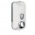 Dispenser Soft Touch per sapone liquido - 10,2x9x21,6 cm - capacità 0,55 L - bianco - Mar Plast