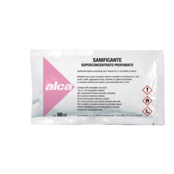 Igienizzante Linea Monodose - super concentrato/profumato - Alca - bustina da 50 ml
