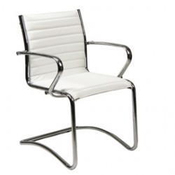 Poltrona direzionale Pollux new PND - con braccioli inclusi - bianco - Unisit