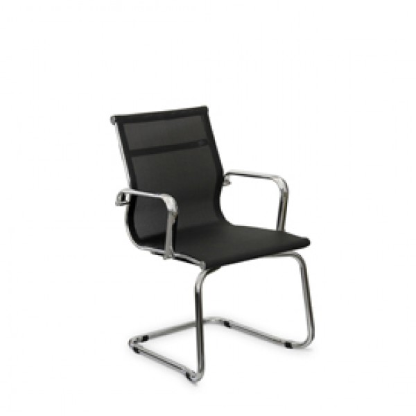 Seduta visitatore Pollux space PXV - con braccioli inclusi - nero - Unisit Seduta visitatore Pollux space PXV - con braccioli inclusi - nero - Unisit