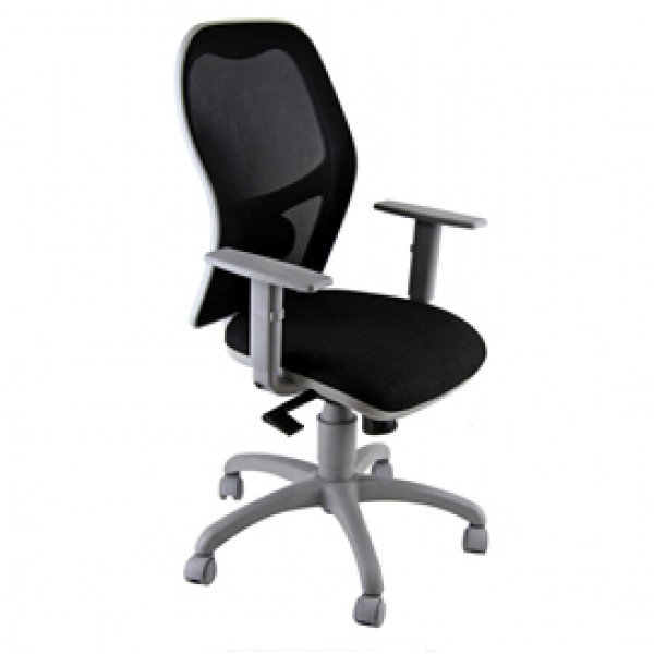 Seduta operativa Hubble Grafix - con braccioli regolabili - nero/grigio - Unisit Seduta operativa Hubble Grafix - con braccioli regolabili - nero/grigio - Unisit