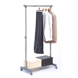 Stender appendiabiti AC9001 - con portaoggetti  - 87 cm - Serena Group