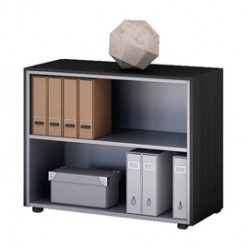 Mobile Prestige - basso a giorno - 82,8x43x81,4 cm - nero venato - Artexport