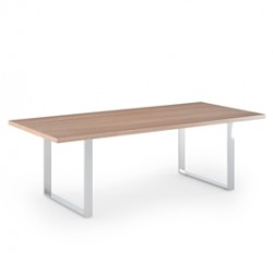 Tavolo riunioni Prestige metal - 220x100x74 cm - ciliegio arabis - Artexport