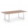 Tavolo riunioni Prestige metal - 220x100x74 cm - ciliegio arabis - Artexport