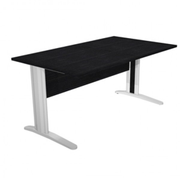 Scrivania Easy fianchi verniciati effetto cromato - lineare - 80 x 80 x 72 cm - nero venato - Artexport Scrivania Easy fianchi verniciati effetto cromato - lineare - 80 x 80 x 72 cm - nero venato - Artexport