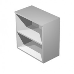 Mobile Easy - basso a giorno - 80x35x72 cm - grigio - Artexport