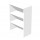 Mobile Easy - medio a giorno - 80x35x120 cm - bianco - Artexport