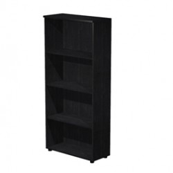 Mobile Easy - alto a giorno - 80x35x180 cm - nero venato - Artexport