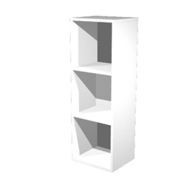 Libreria casellario Rainbow - 3 caselle - 35,9x29,2x103,9 cm - bianco - Artexport Libreria casellario Rainbow - 3 caselle - 35,9x29,2x103,9 cm - bianco - Artexport